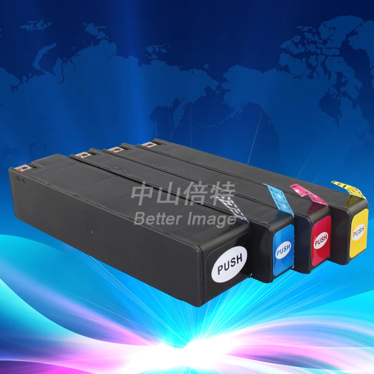 XIMO 1BK + 1 набор совместимых струйных картриджей для HP970 971 HP Officejet Pro