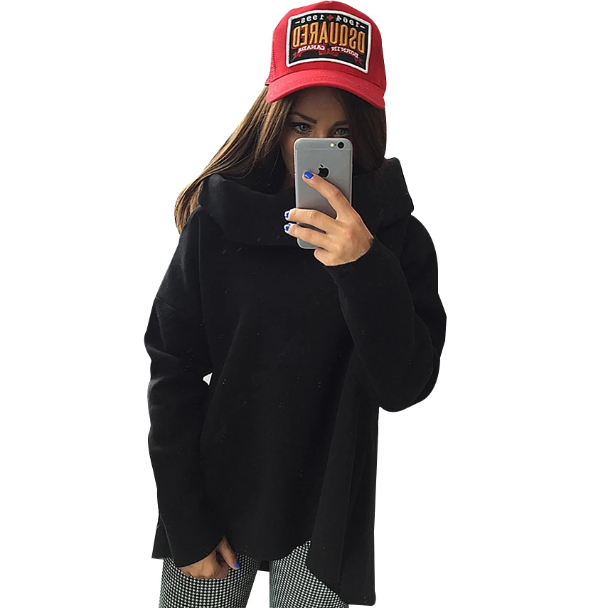 2019 Повседневная Толстовка с капюшоном женские толстовки длинным рукавом Женские