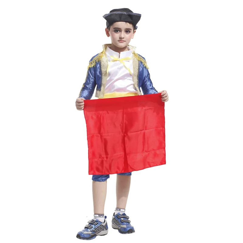 H &amp ZY/Детские костюмы на Хэллоуин костюм матадора бойца быка косплей униформа