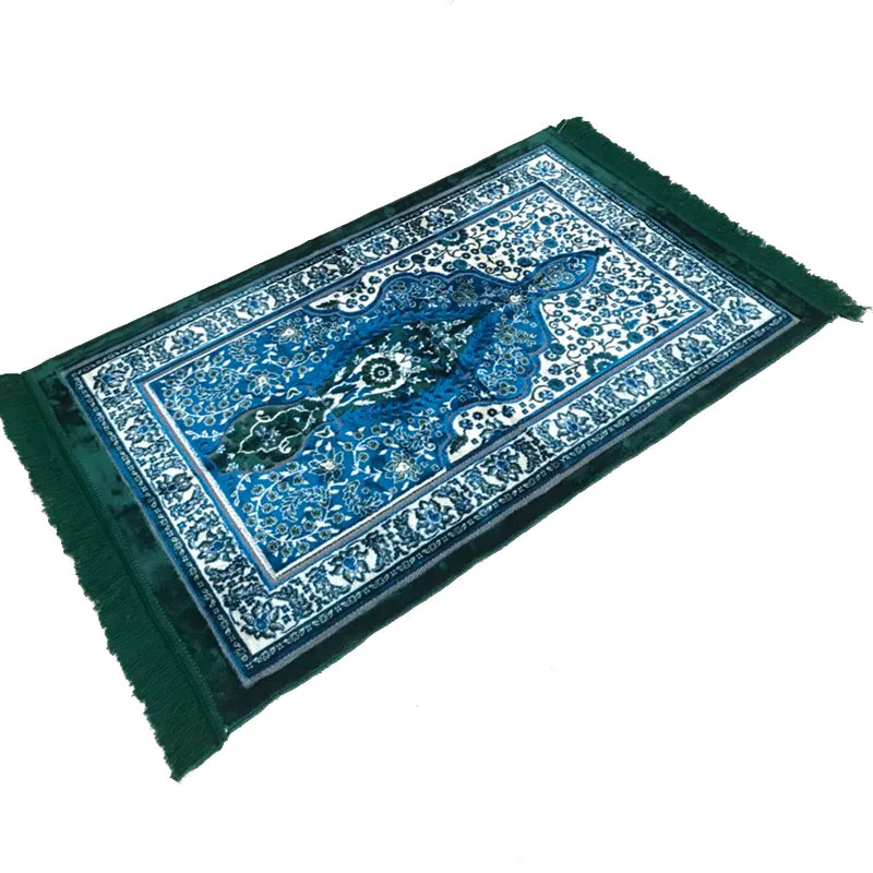TK6green XHX888 Исламская мусульманская молитва коврик Tappeto Cucina поклонение Vloerkleed ковер паломника Banheiro Salat Musallah коврик для молитвы Tapis - Цвет: TK6green