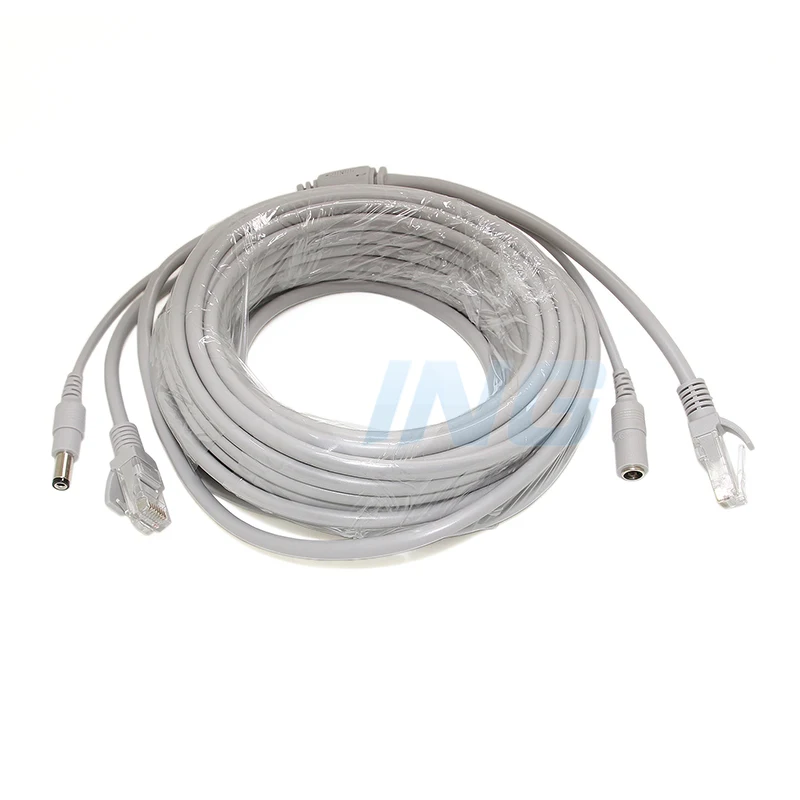10 м DC RJ45 Ethernet Кабель питания CCTV сетевой кабель для системы NVR IP камера|cable for|cable
