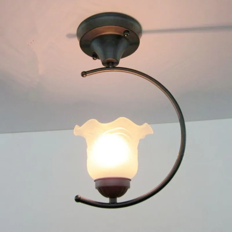 1 шт. креативная потолочная лампа в европейском стиле с одной головкой для