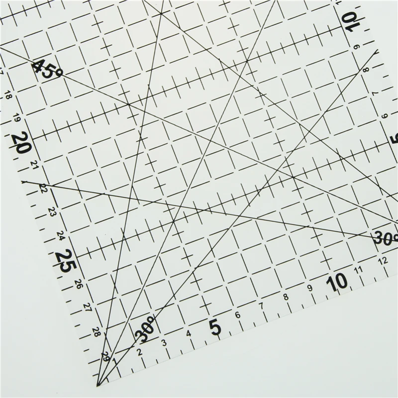 1 Pc 30 * 15 Cm Patchwork Ruler Quilting Tools High Grade Acrylic Material Transparent Scale School Supplie | Канцтовары для офиса