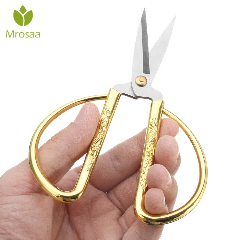 Mrosaa золотым шитьем ножница для вышивки по индивидуальному заказу прочный Винтаж