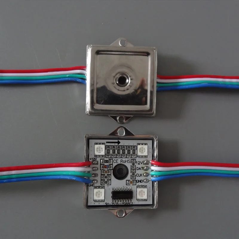 IC WS2801 LPD6803S 5050 RGB * 4 полноцветный модуль светодиодные лампы 12 В постоянного тока 1 44