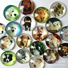 Стеклянные Кабошоны с фотографиями ZEROUP 12 мм, 20 мм, ручной работы, разноцветные узоры для ювелирных изделий TP-005-R