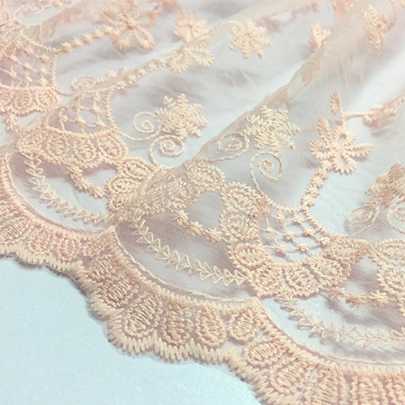 Сетчатая вышивка рельефная сетка марля кружевная ткань пупчатый шнур кукла