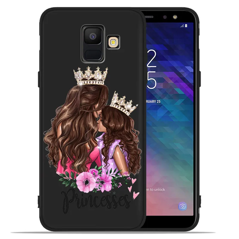 Для мам и детей, арабские африканские королевы для девочек для samsung Galaxy A9 A8 A7 A6 A5 A3 J3 J4 J5 J6 J8 плюс чехол для телефона чехол Coque Etui - Цвет: H1483