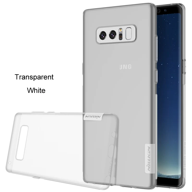 Nillkin Nature Clear Soft TPU Case Cover For Samsung Galaxy Note 9 8 Transparent Silicone Protective |