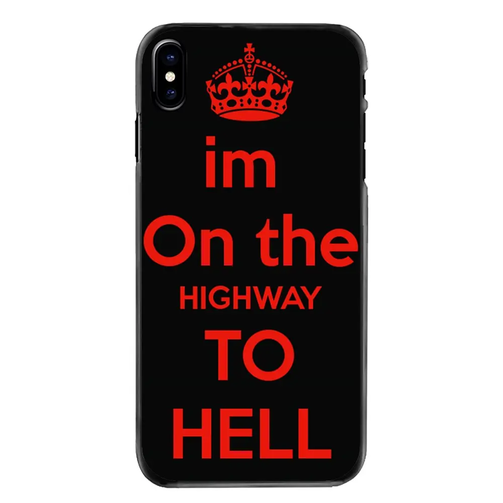 Для Samsung Galaxy A3 A5 A7 A8 J1 J2 J3 J5 J7 Prime 2015 2016 2017 крышка мобильного телефона Rock Band Highway to Hell
