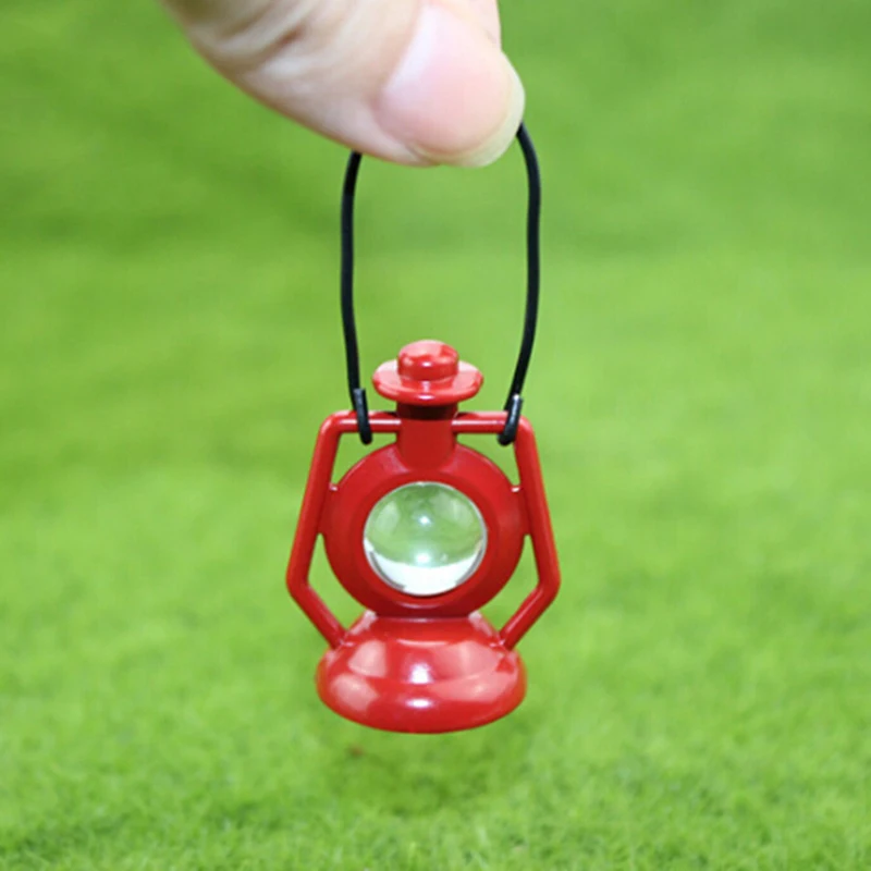 1: 12Red керосиновое масло лампа Миниатюрный Кукольный домик для blyth BJD украшение