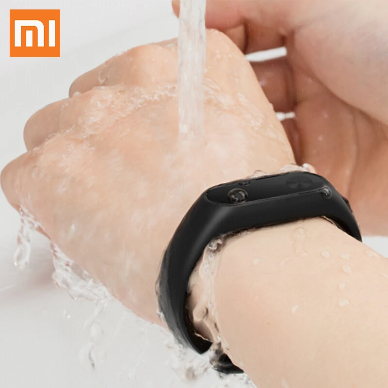 Оригинальный Xiaomi mi группа 3 Группа 2 Smartband OLED дисплей touchpad сердечного ритма