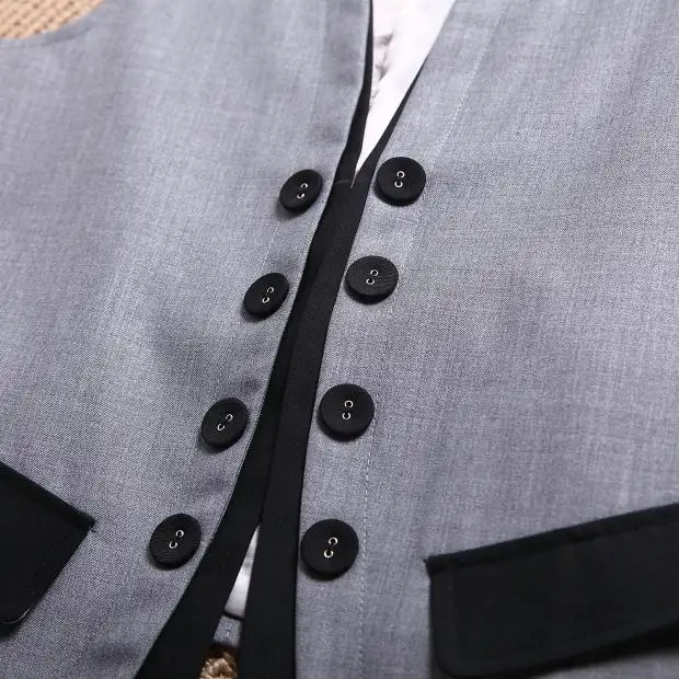 Женский Повседневный двубортный Приталенный жилет в стиле пэчворк туника костюм