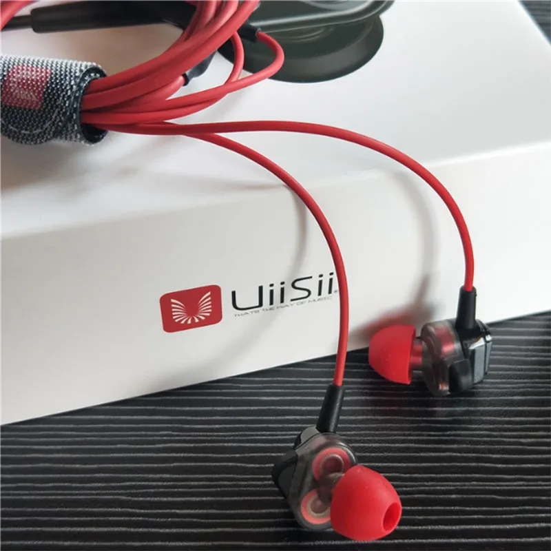 100% новая оригинальная коробка UIISII DT800 2DD + 2BA наушники HIFI шумоизоляция стерео