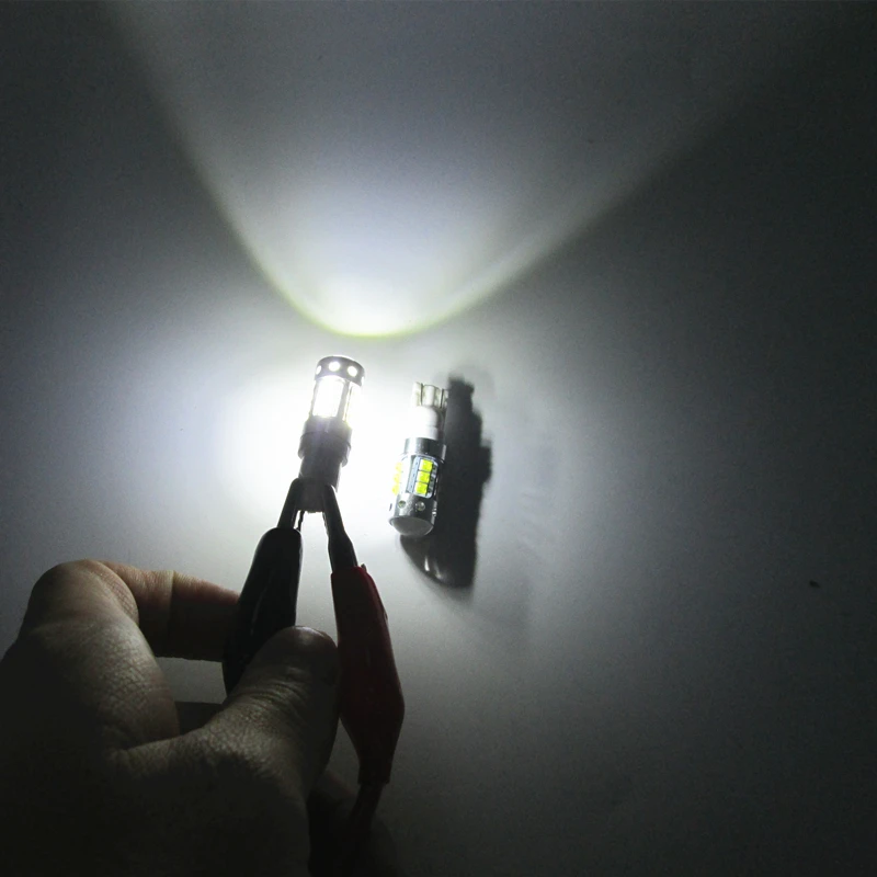 

2PCS W5W 168 147 192 T10 80W 16SMD Canbus No Error Free Super bright Clearance Light License Plate Light Instrument lights white