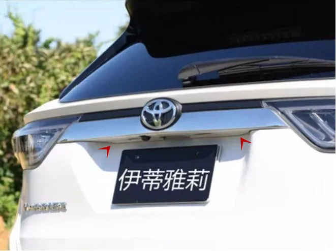 Накладка на крышку багажника из нержавеющей стали для Toyota Harrier 60 Series 2013 2014 2015 2016