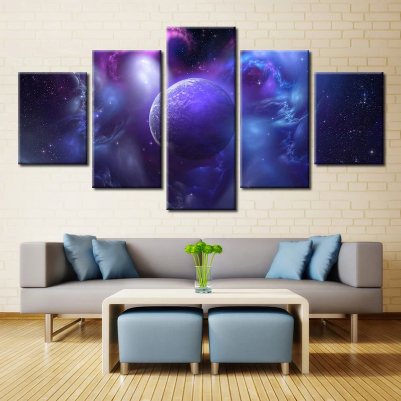 5 шт./компл. Безрамная абстрактная картина маслом на холсте модное настенное