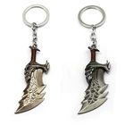 Новая игра God Of War 4 Kratos оружие брелок лопасти Хаоса брелок металлическое кольцо для мужчин автомобильные вентиляторы игрушка llavero Chaveiro ювелирные изделия