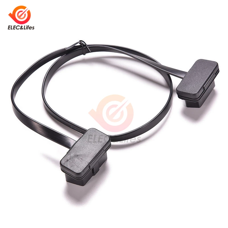 Кабель удлинитель ELM327 OBD2 16 контактный штекер гнездо 60 см|Соединители| |