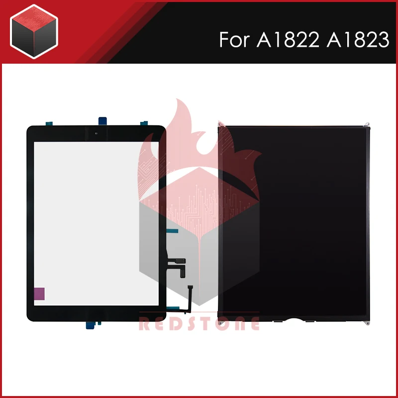 Полный новый A1822 A1823 LCD и сенсорная панель черный белый 9 7 ''для iPad 5 дисплей