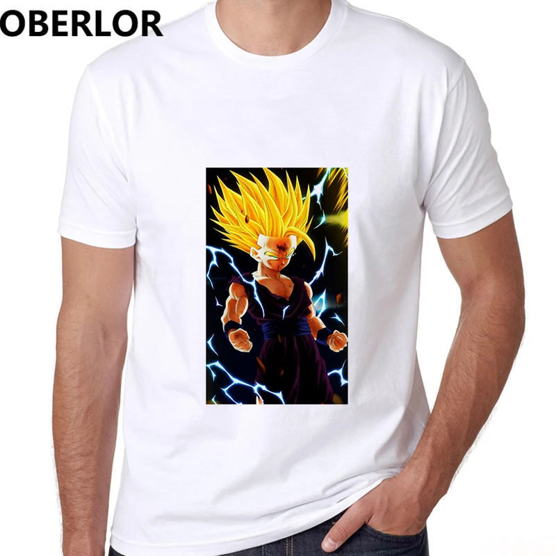 Camiseta Masculina принт Dragon Ball Z футболка Япония Аниме странные вещи хлопок Повседневная одежда Harajuku уличная футболка для мужчин - Цвет: TP2334519