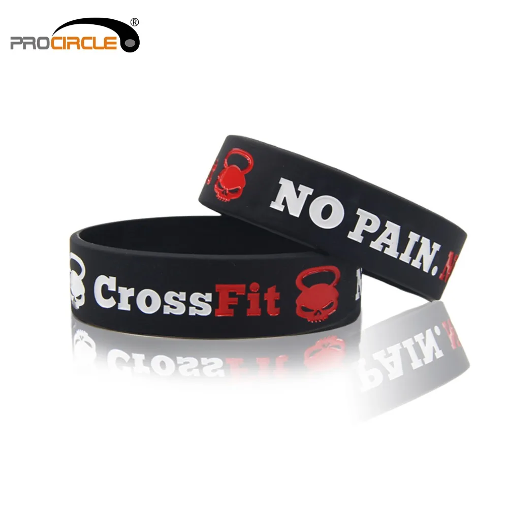 Crossfit силиконовый браслет без боли усиления фитнес Аксессуары| |