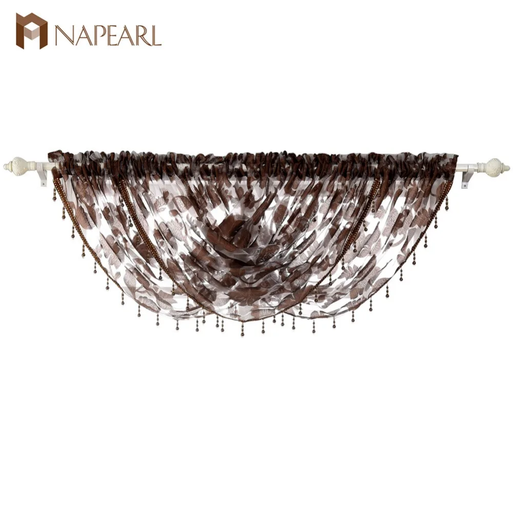 NAPEARL бисером водопад декоративные подзоры цветочные шторы для кухни гостиной