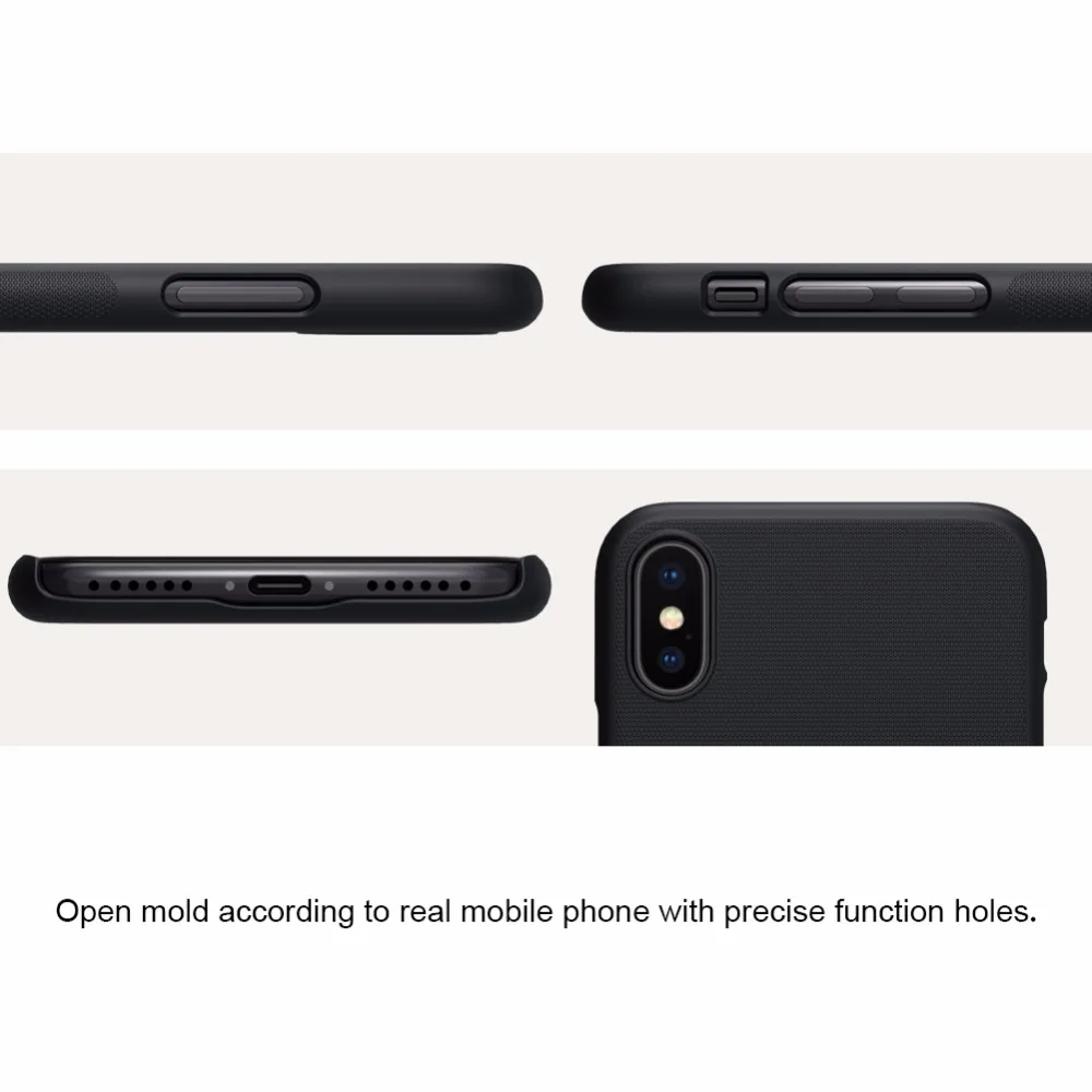 5 8 ''крышка корпуса ля iphone x Nillkin матовый ПК твердый пластиковый чехол на