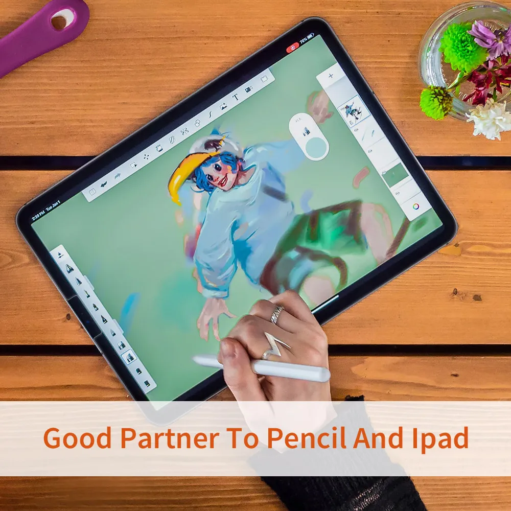 1 pcs PET Paper Like Screen Protector Film Matte Anti Glare Non Smooth Painting for iPad pro 9.7 10.5 11 12.9 inch | Компьютеры и офис