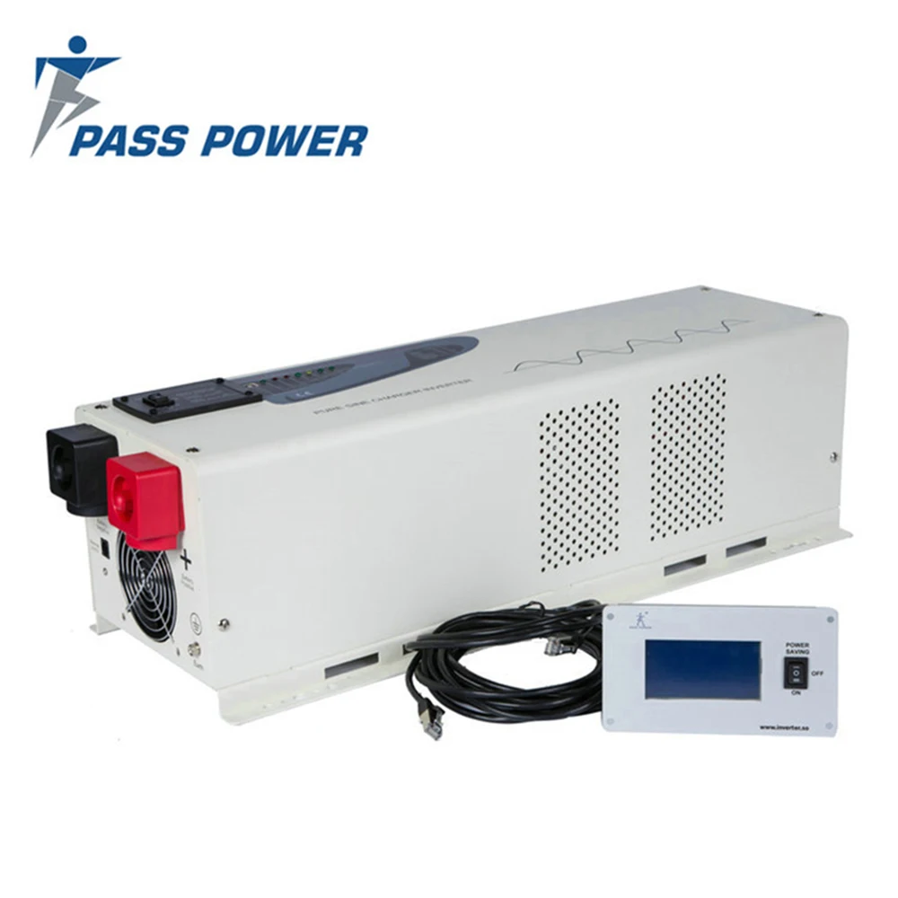 

24v air conditioner 6000w low frequency home inverter with charger