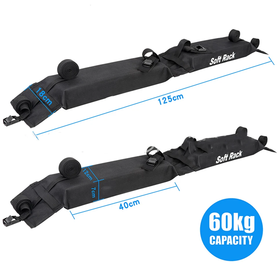 125cm Car Universal Roof Luggage Rack Set For Seat Leon Lbiza Skoda Octavia a5 A7 2 Rapid Kodiaq Hyundai Accent Solaris