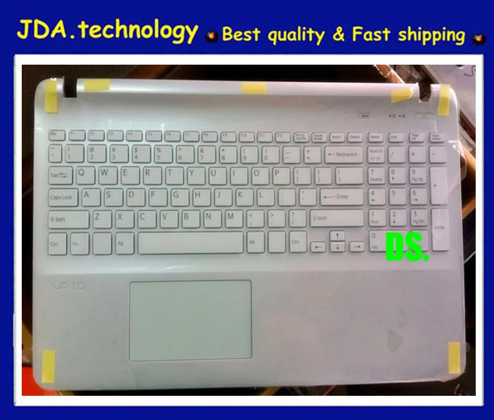 Wellendorff Упор для рук верхний чехол Нижняя крышка для sony Vaio SVF152 SVF153 US клавиатура белая верхняя крышка тачпад и нижний чехол