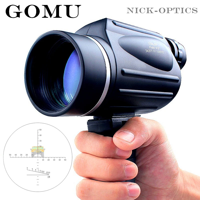 Gomu 13x50 мощный телескоп встроенный дальномер водонепроницаемый Монокуляр