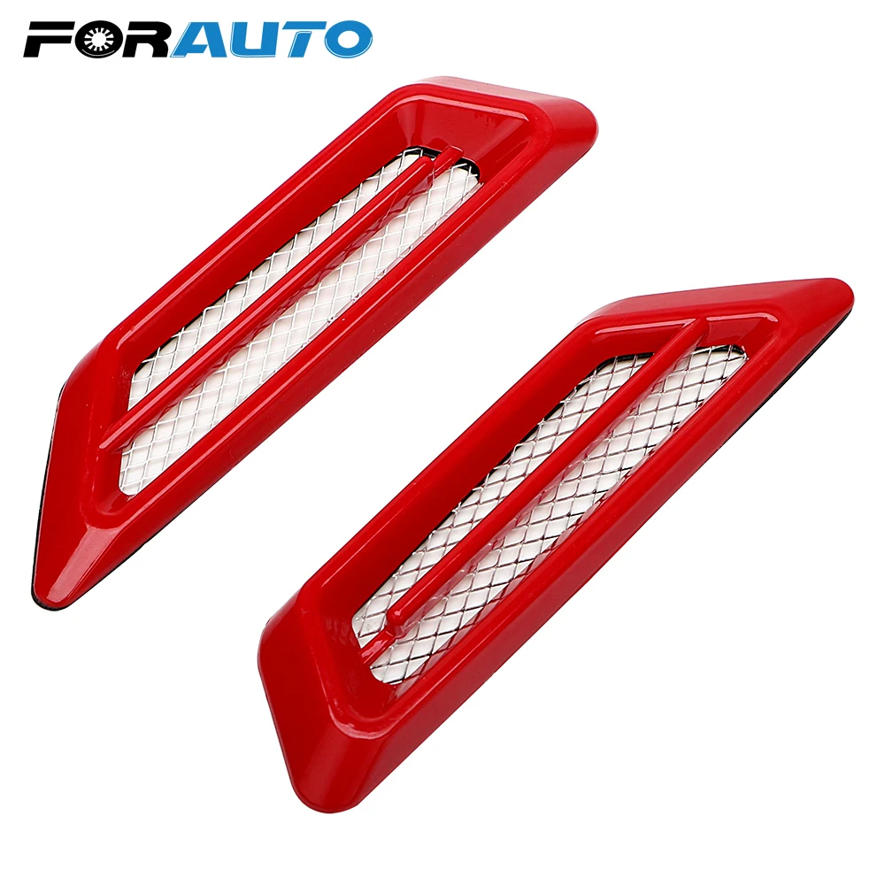 FORAUTO 1 пара капот автомобиля боковая сетка чехол накладные воздуховыпускное