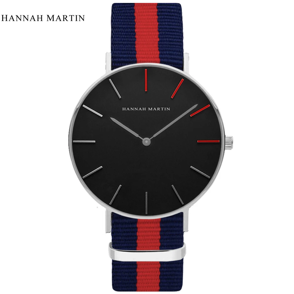 Новинка 2017 дизайнерские классические мужские и женские кварцевые часы HANNAH MARTIN от