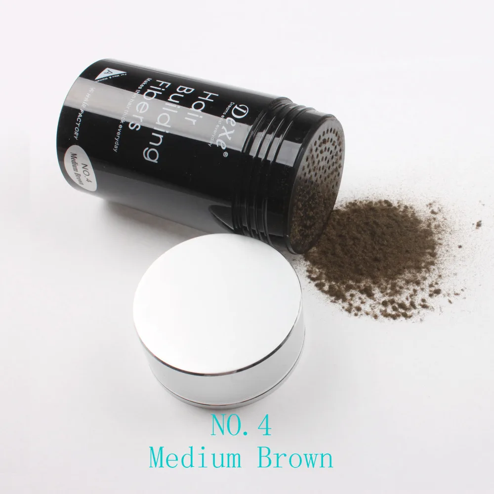 Dexe волокна для наращивания волос 22 г среднего коричневого цвета #04|hair of the dog