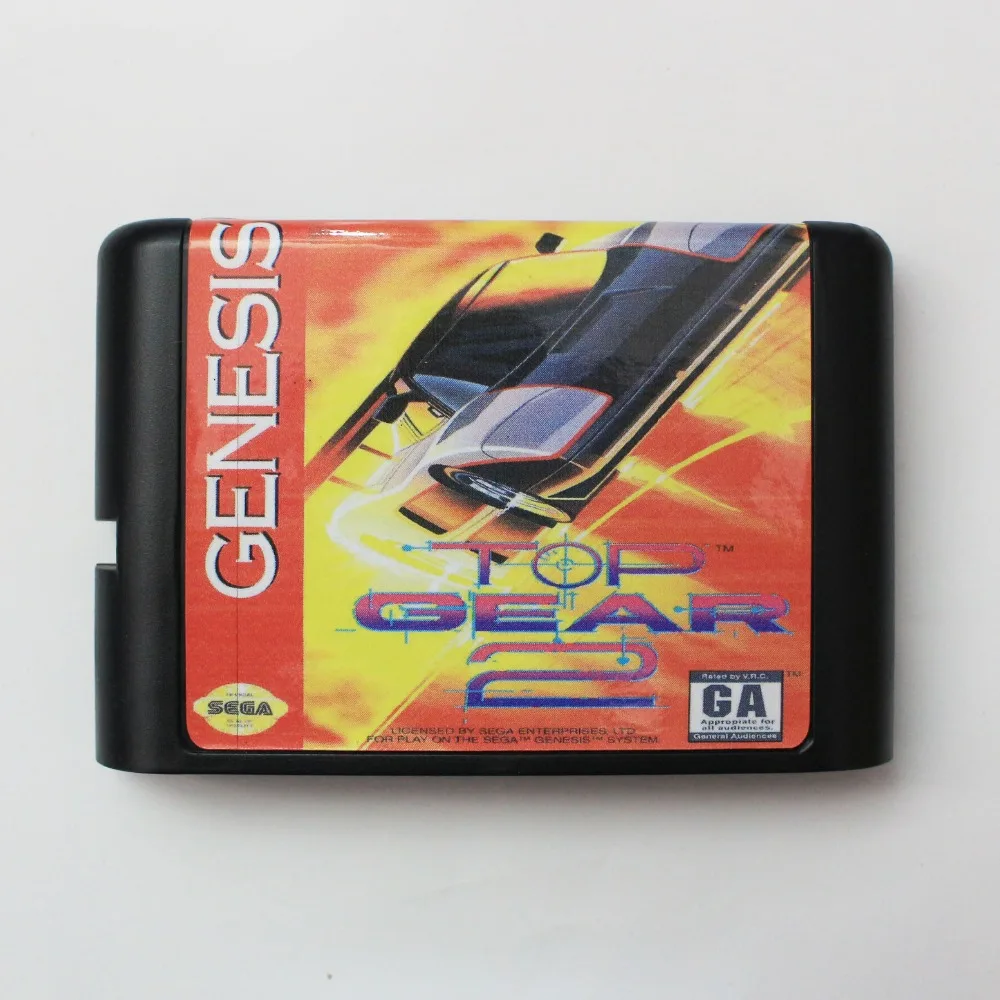 Топ Шестерни 2 16 бит SEGA MD карточная игра для Sega игры Mega Drive Genesis|sega md game card|sega games16 bit |