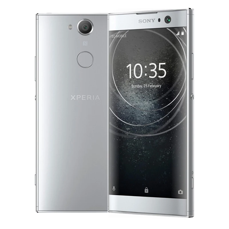 Разблокирована sony Xperia XA2 H4133 Octa Core 32G ROM 3300 мАч Dual Sim Android 8 Quick Charge 23.0MP тяжести отклика