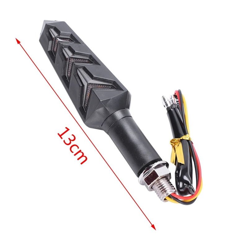 Мотоциклетные Светодиодные поворотники мигающие огни встроенные реле сгибаемый