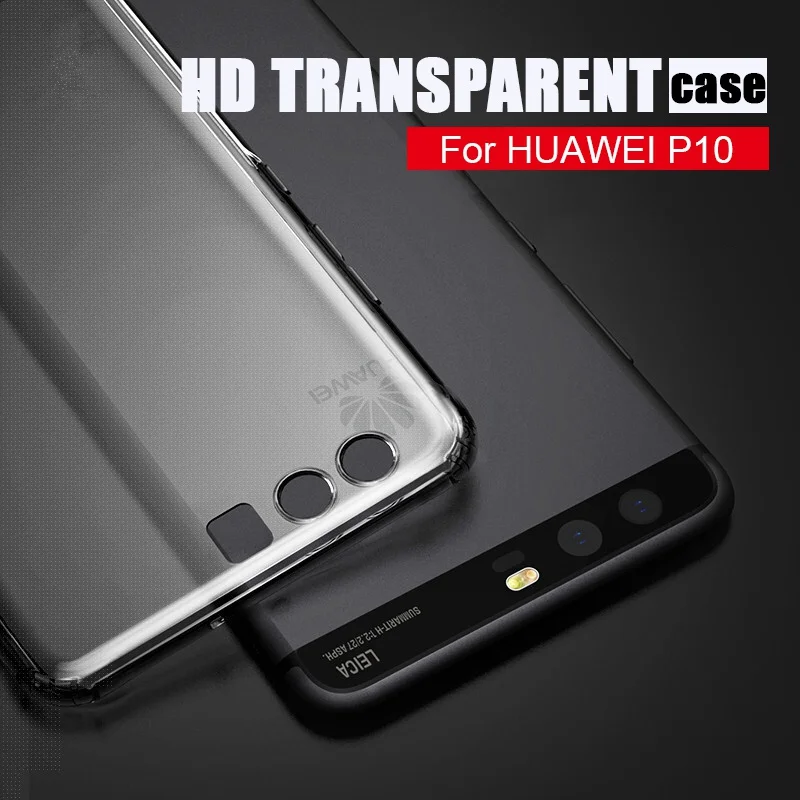 Tomkas Тонкий силиконовый чехол для Huawei P10 p9 P8 плюс Чехол прозрачный ТПУ телефон Coque