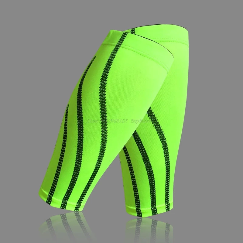 1 шт. сжатия дышащий баскетбол Поддержка гетры Велоспорт икры Legwarmer SocksShin