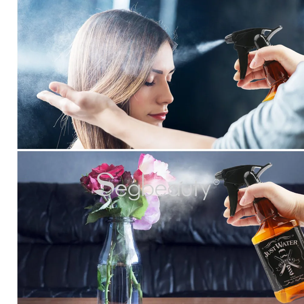 

Segbeauty Adjustable Hair Spray Bottle 2 Pack 500ml/250ml Fine Mist Perfume Atomizer Hydrating Hair Salon Styling Tools