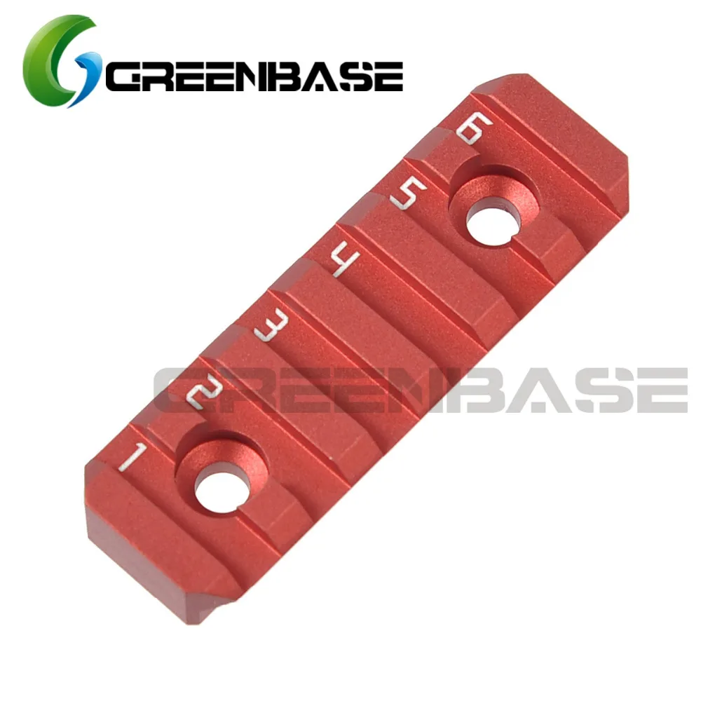 Greenbase MLOK рельсовая секция AR15 M4 M16 наручная защита прицел M lok Пикатинни 20 мм