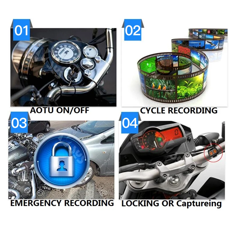 VSYSTO NEWEST 2CH V6 WIFI 720P HD resolution motorcycle DVR support GPS tracker cycle recording vehicle dash cam | Автомобили и