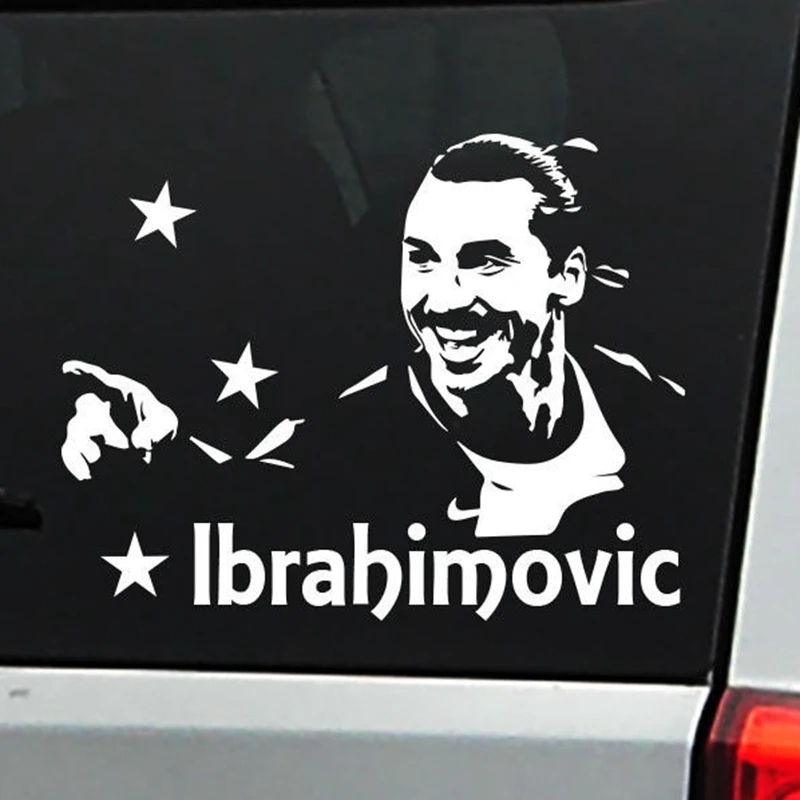 Настенный стикер Златан Ибрагимовича для спортивного автомобиля Виниловая