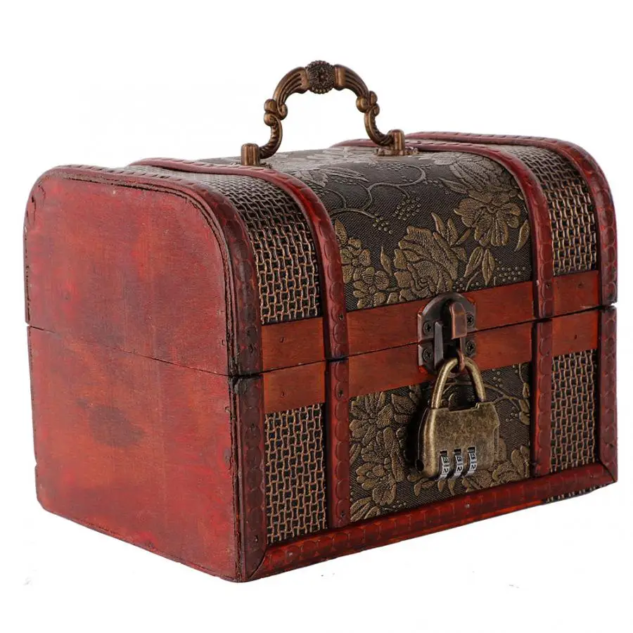 Деревянная шкатулка для хранения ювелирных изделий органайзер колец ожерелий