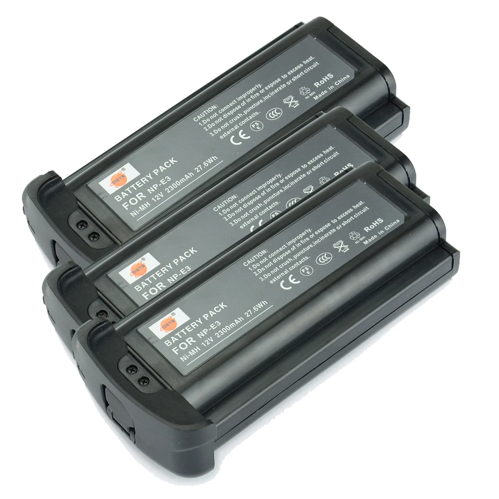 DSTE 3 шт. NP-E3 7084A001 7084A002 батарея для камеры Canon EOS 1D Mark II N 1DS II