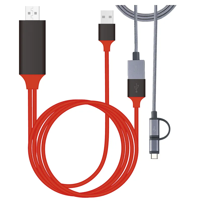 Высокоскоростной Кабель USB 2 0 к HDMI кабель 1080P HDTV адаптер HD видео конвертер Код для