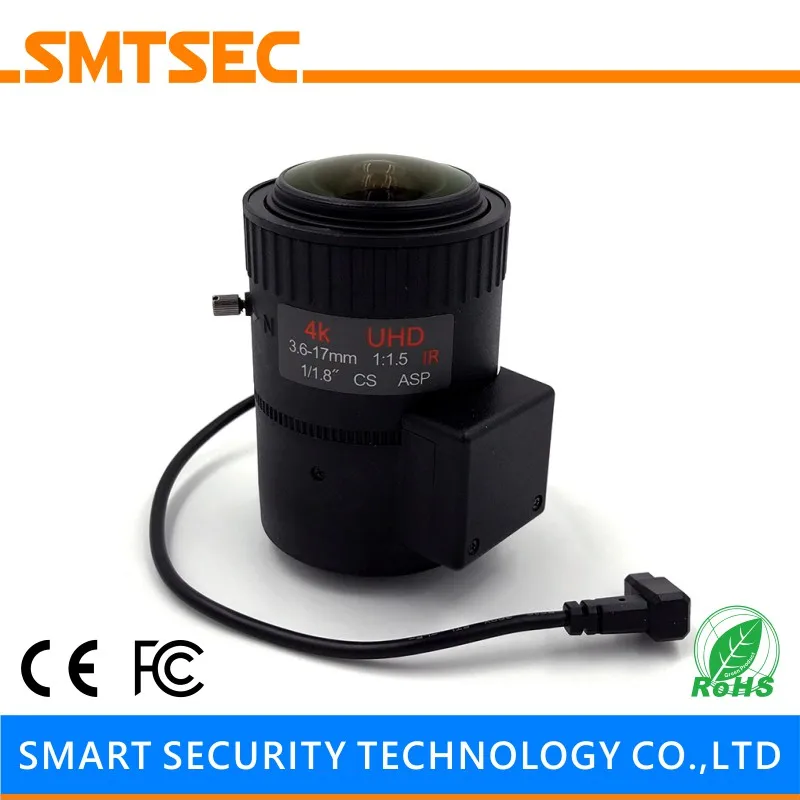 Варифокальный объектив с автоматической радужной оболочкой 3 6-17 мм 4K UHD 129-31