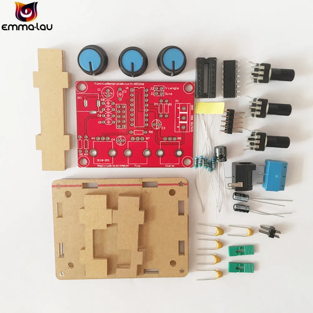 XR2206 функциональный генератор сигналов DIY Kit синус/треугольник/квадратный выход 1